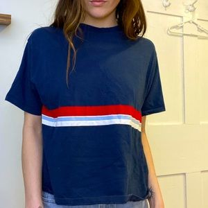 John Galt Graphic Stripe Tee